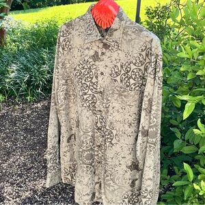 Haupt Men’s Long Sleeve Heavy Weight Dress Shirt XL 43/44 -17 1/2